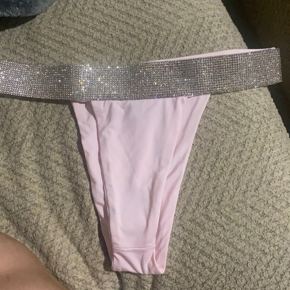 Fashion nova sparkly swim bottoms